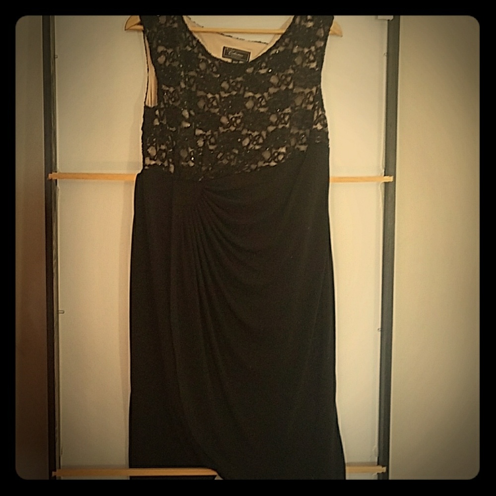 black dress